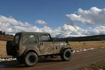 Jeep in Colorado